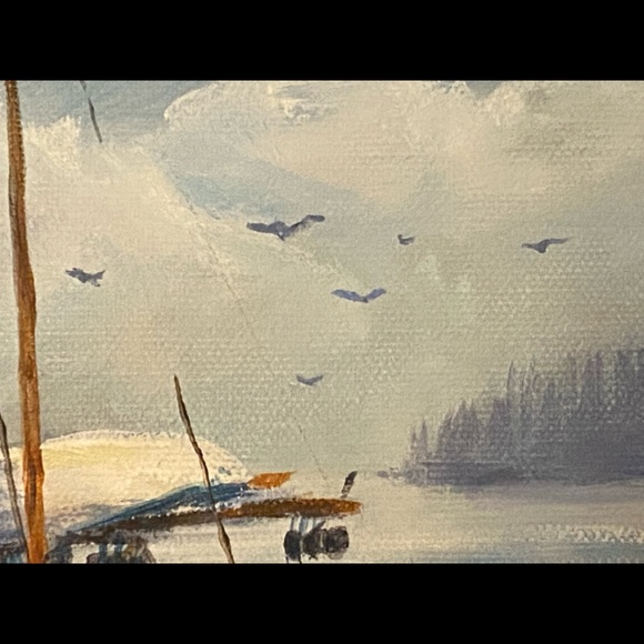 Charming Fishing boat Seascape “The Arielle Troller at La Push” by Anderson - Picture 6 of 16